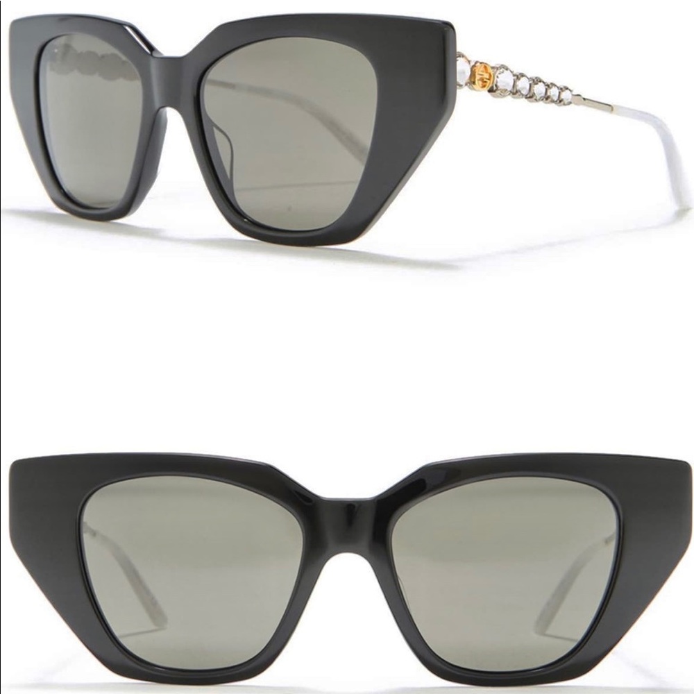 Gucci cat eye crystal sunglasses